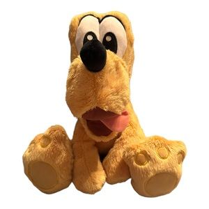 Disney Parks Big Feet Pluto Dog 10" Plush Stuffed Animal Toy Mickey Mouse’s Dog